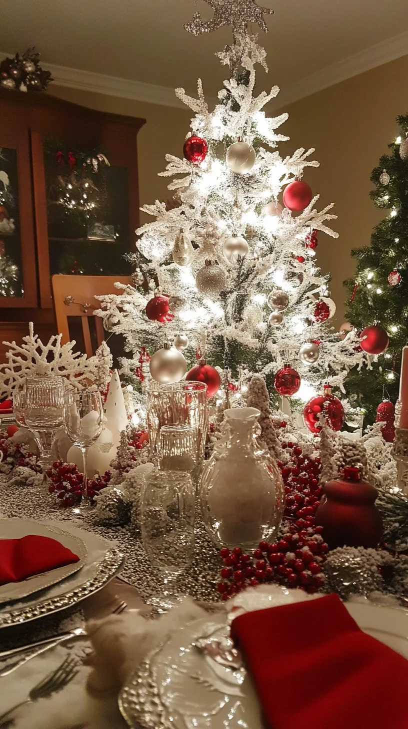 Enchanting Winter Wonderland: Elevate Your Holiday Decor with Sparkling Elegance
