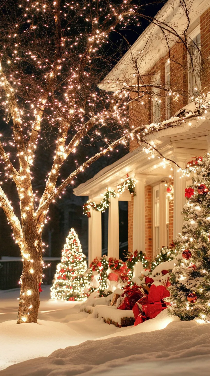 Enchanting Winter Wonderland: Illuminate Your Home with Classic Holiday Decor
