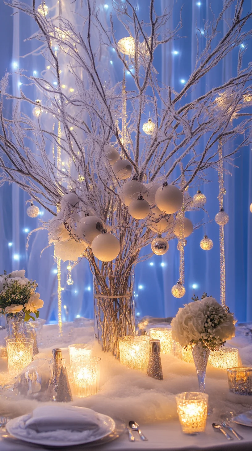 Enchanting Winter Wonderland: Transform Your Space with Elegant Frosted Decor