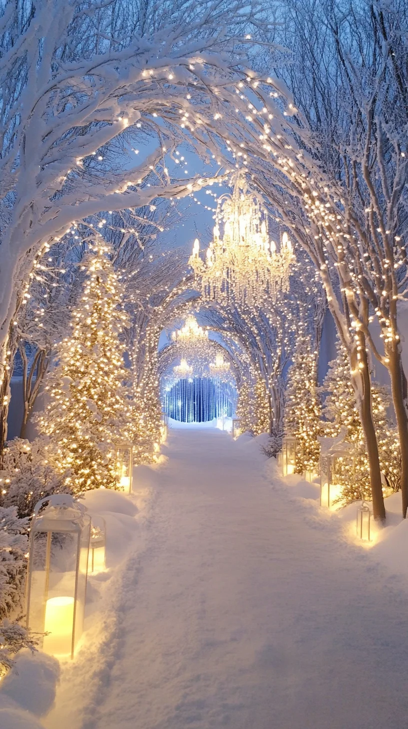 Enchanting Winter Wonderland: Transform Your Space with Sparkling Elegance