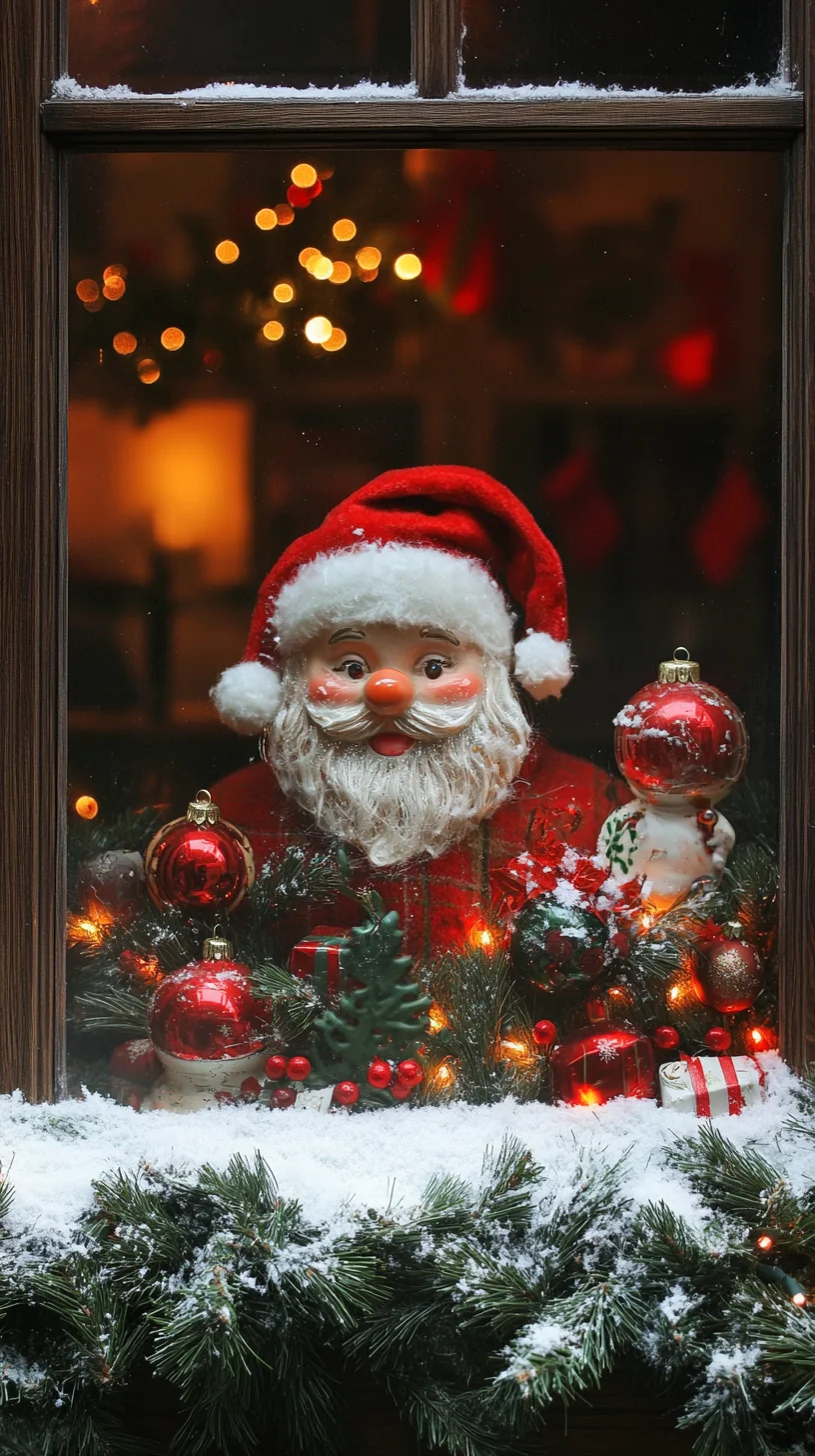 Festive Cheer: Embrace the Classic Charm of Holiday Window Décor