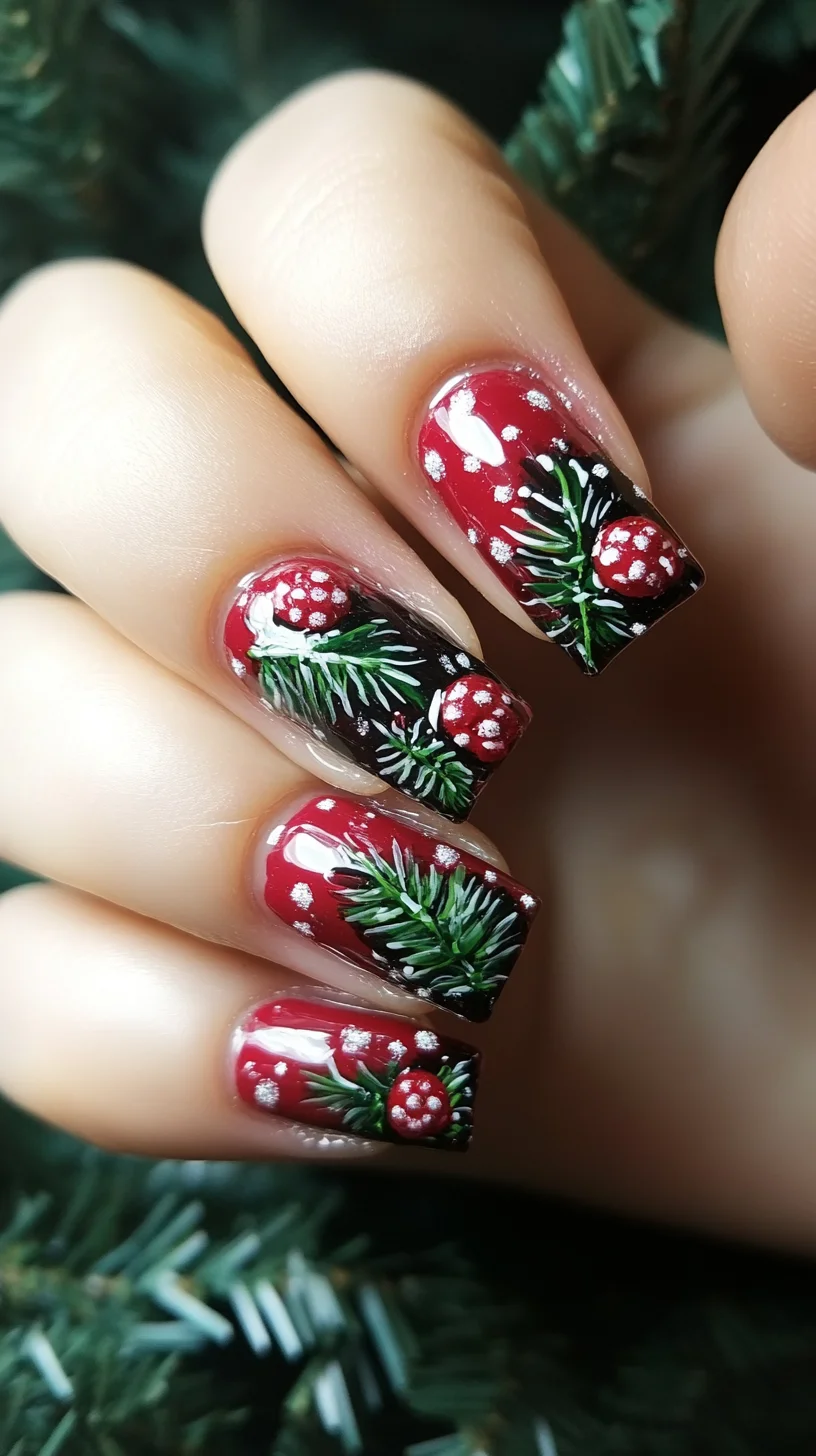 Festive Elegance: Embrace Holiday Cheer with Christmas-Themed Nail Art