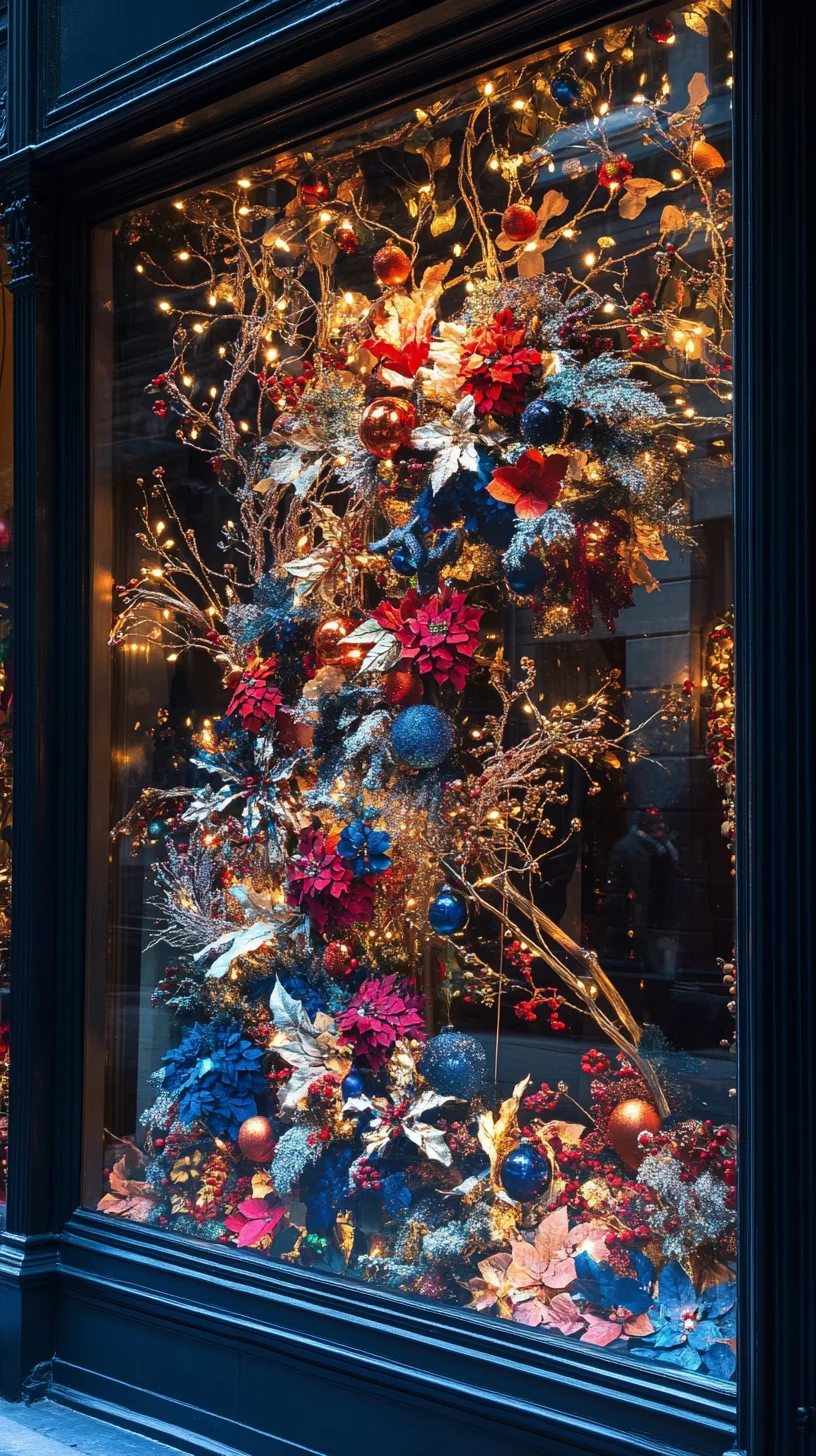 Festive Fusion: A Dazzling Holiday Display of Color and Light