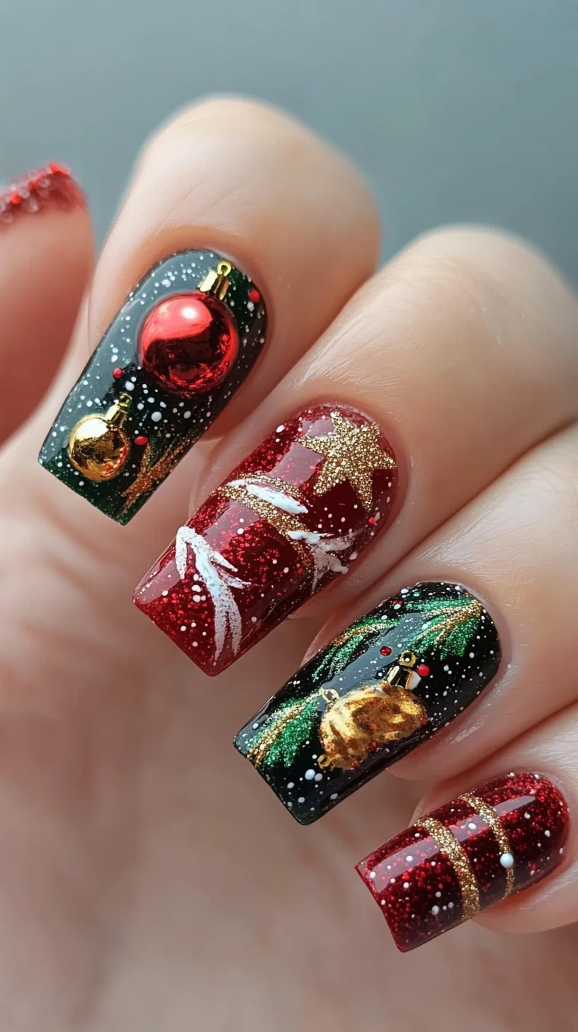 Festive Glam: Holiday Nail Art is Here to Dazzle This Season!