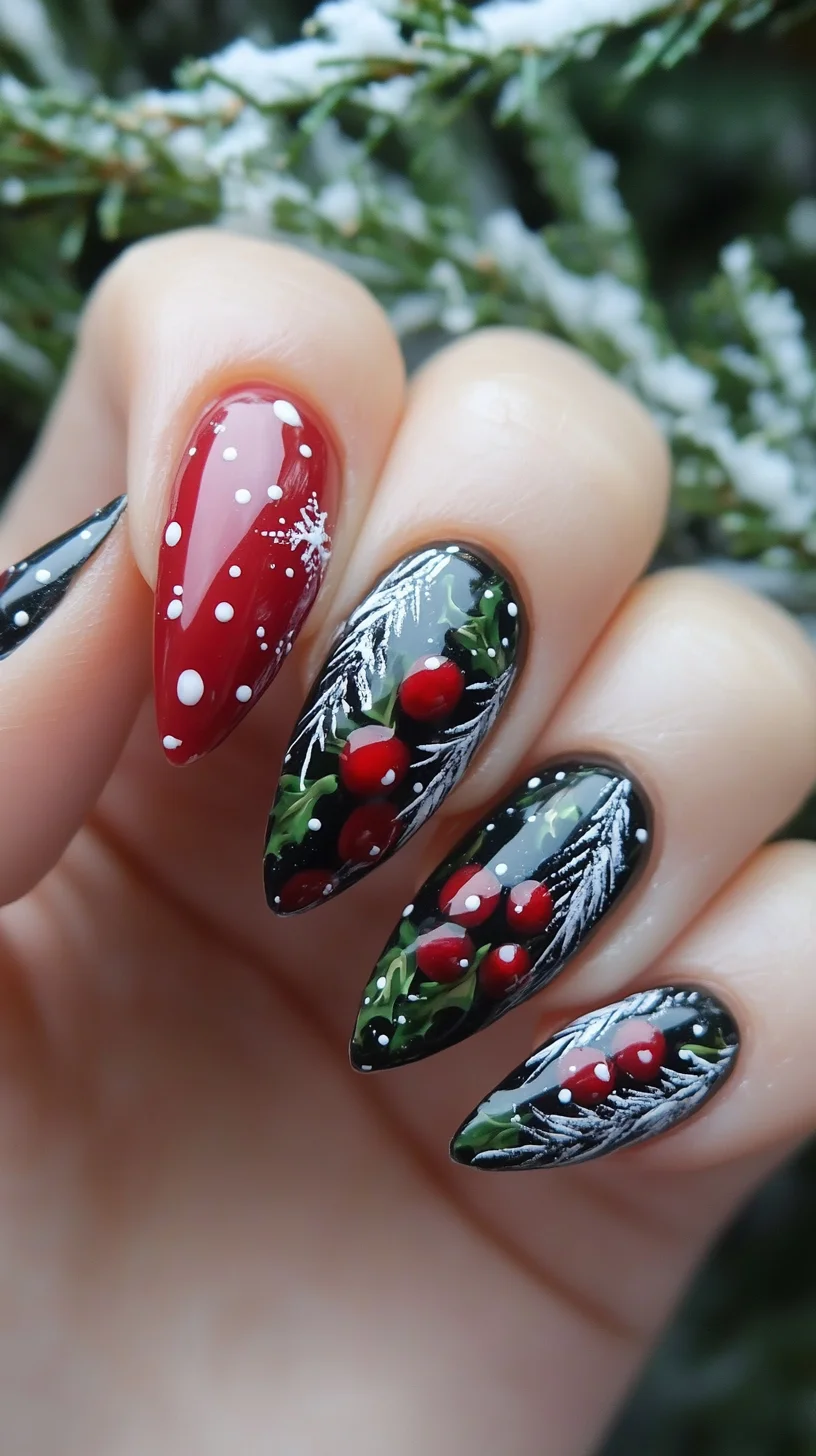 Festive Holiday Elegance: Captivating Nail Art for the Season