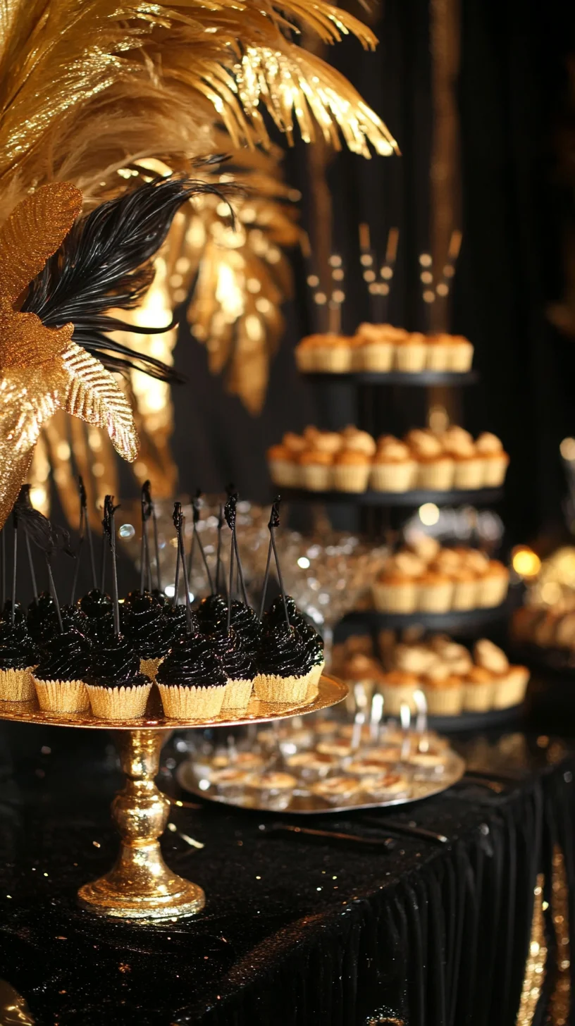 Glamorous Gold and Black: Elevate Your Event with Timeless Elegance