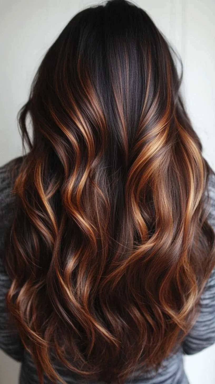 Gorgeous Chocolate Waves with Luscious Caramel Highlights