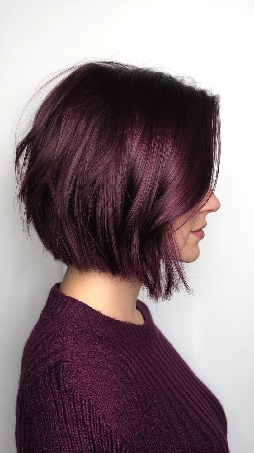 Hit Refresh with a Chic, Textured Lavender Bob for a Trendsetting Look