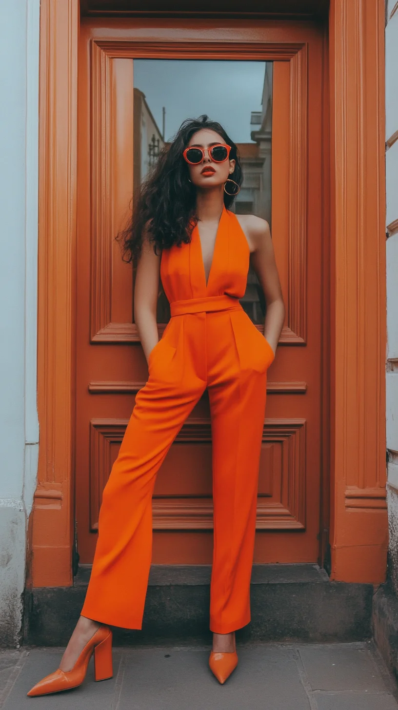 Ignite Your Wardrobe: The Bold Elegance of an Orange Jumpsuit