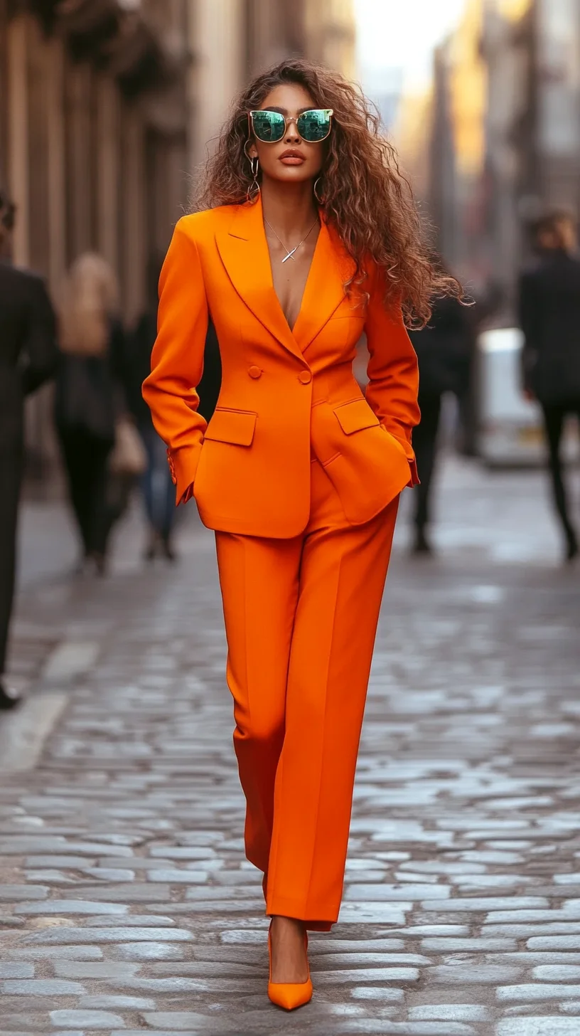 Illuminate Your Wardrobe: Embrace Boldness with a Stunning Orange Suit