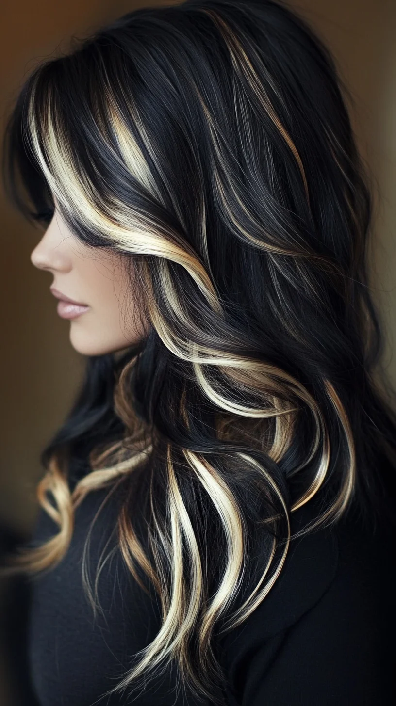 Luminous Waves: Embrace Bold Highlights for a Striking Look