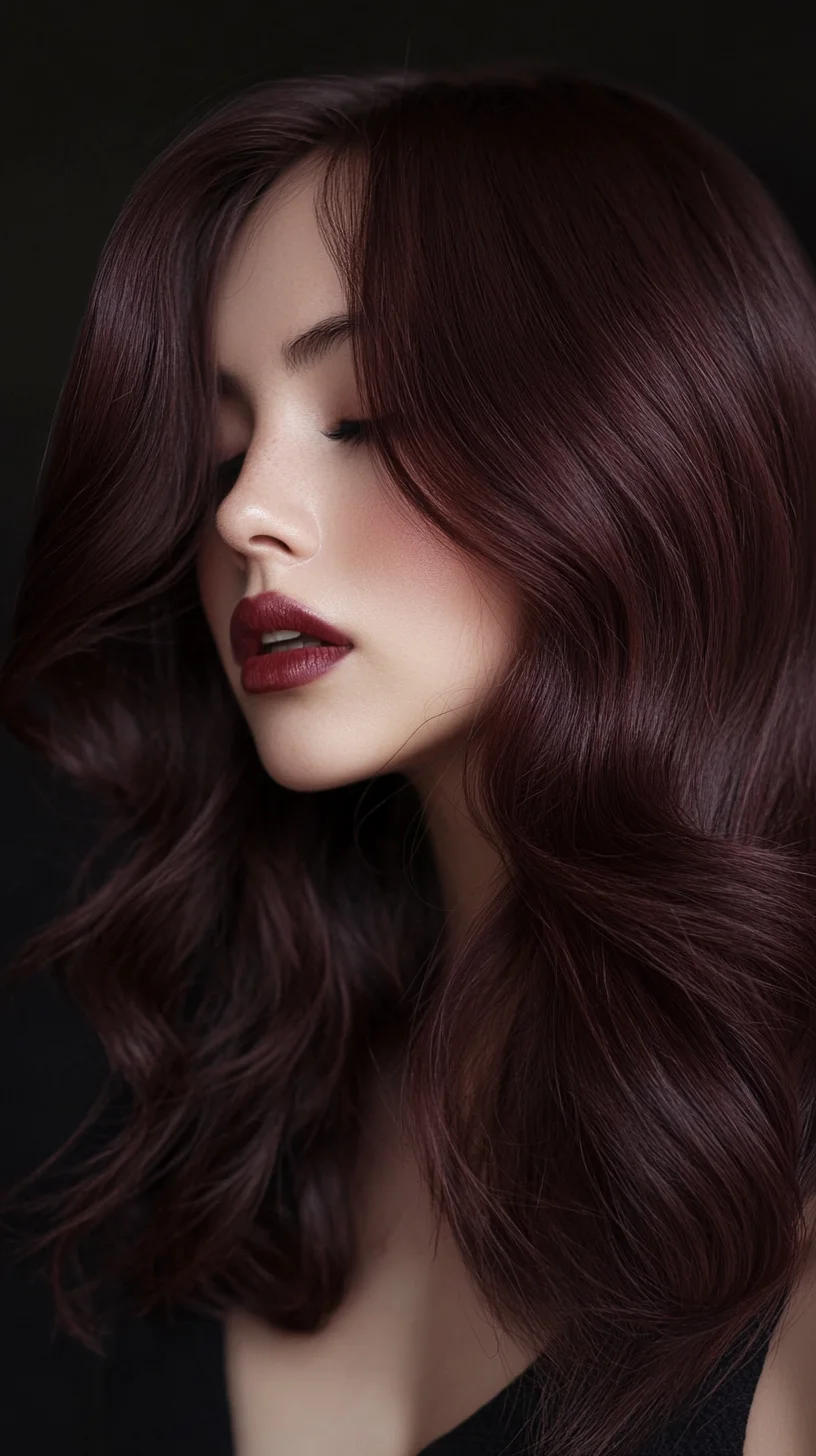 Luscious Burgundy Waves: The Ultimate Showstopper for Bold Beauties