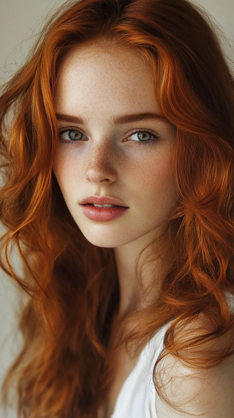 Luscious Copper Waves: Embrace Your Natural Radiance and Texture