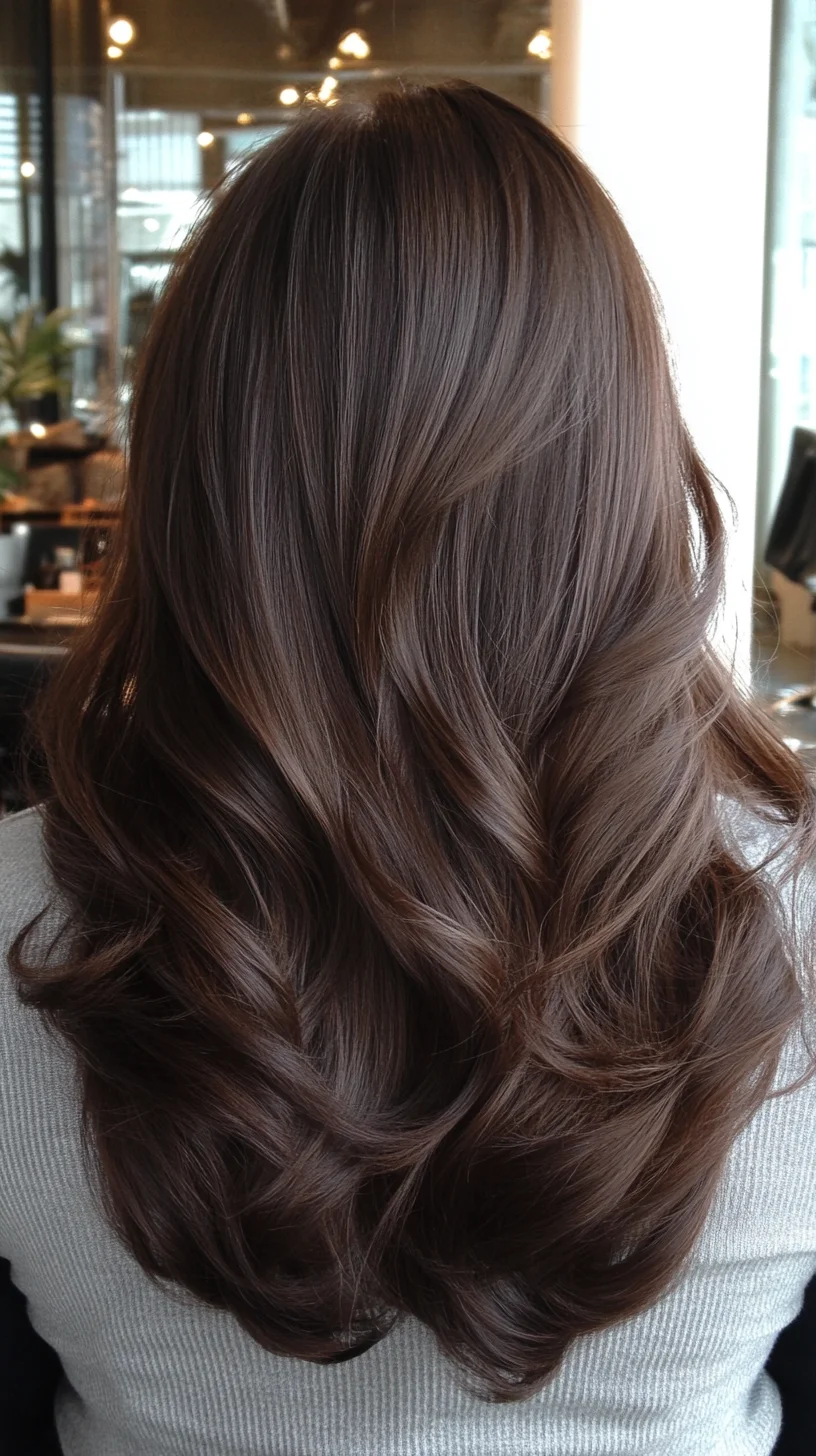 Luscious Layered Waves: Elevate Your Look with Effortless Glamour