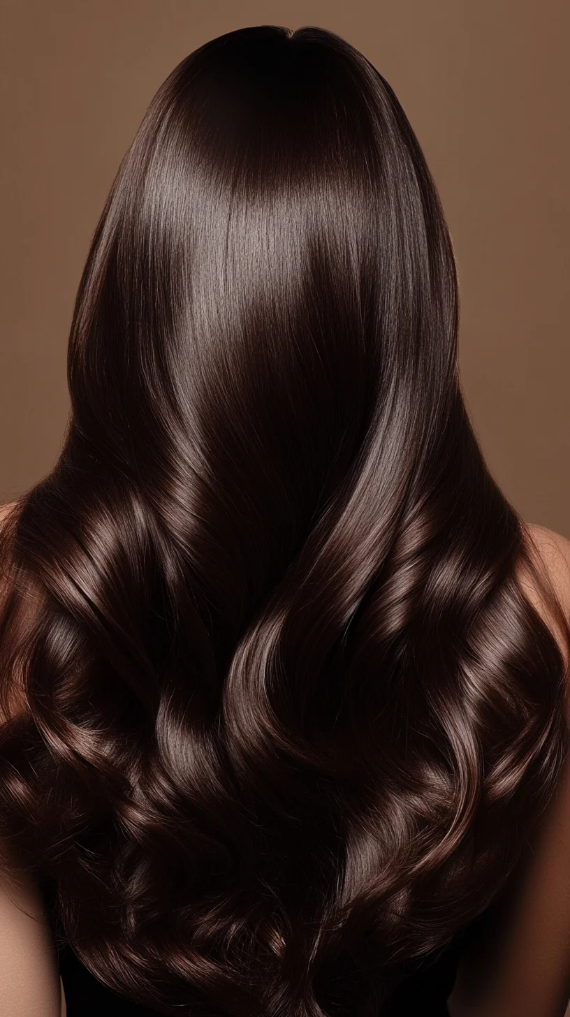 Luscious Waves: Elevate Your Look with Glossy, Flowing Curls