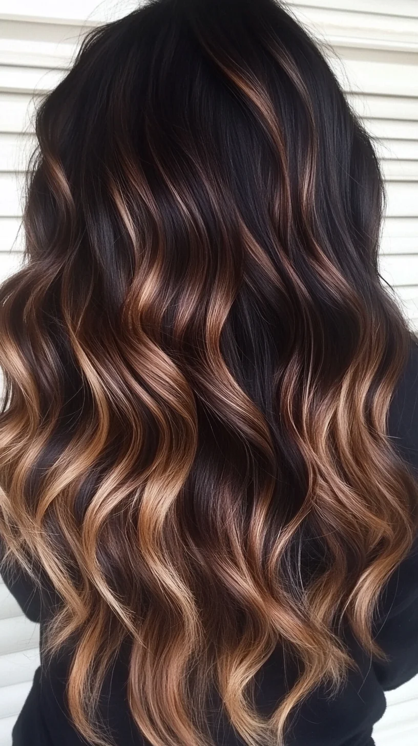 Luscious Waves: The Stunning Ombre Hairstyle that Dazzles