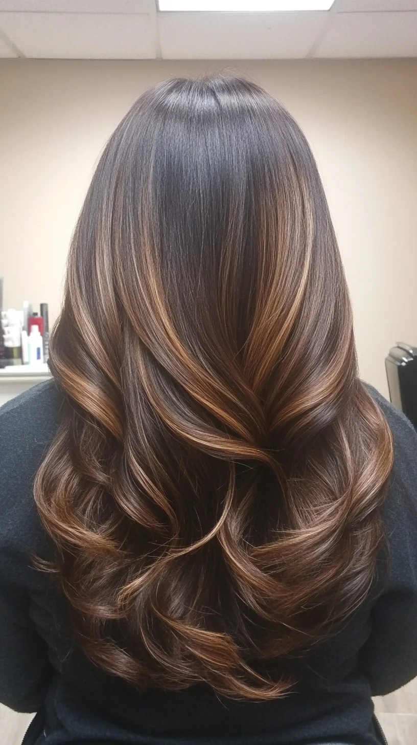 Luxurious Ombre Waves: Elevate Your Look with Rich Depth and Shine