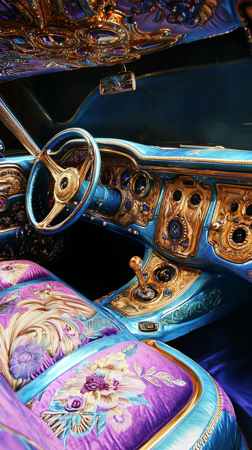 Luxury Meets Whimsy: Dive Into Opulent Car Interior Decor
