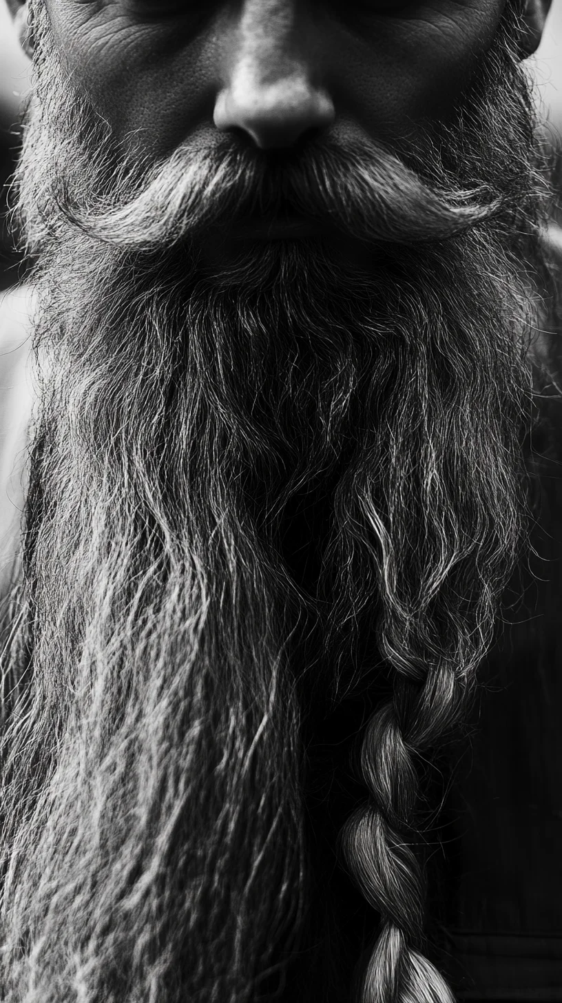 Master the Art of the Braided Beard: A Bold Statement of Masculinity