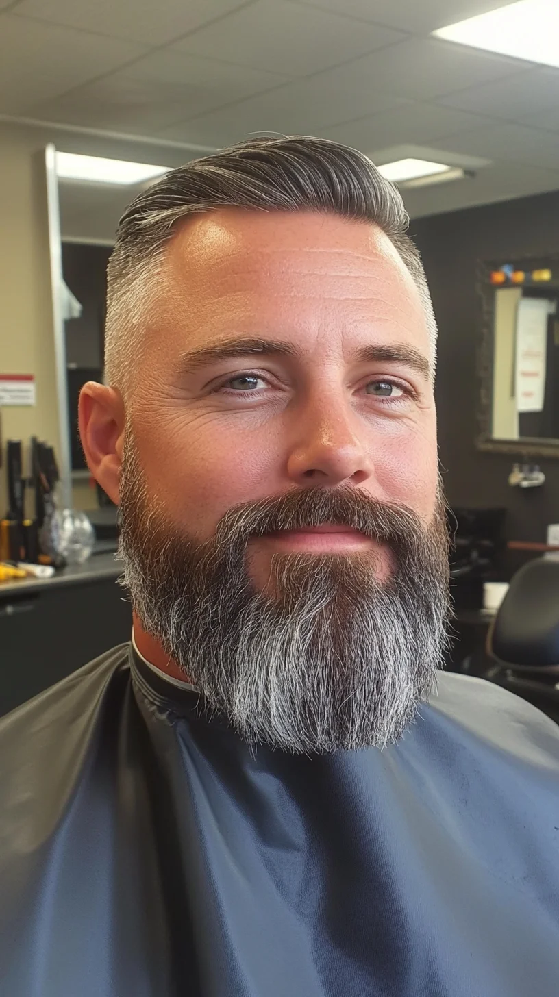 Master the Art of the Distinguished Salt-and-Pepper Beard for Timeless Elegance