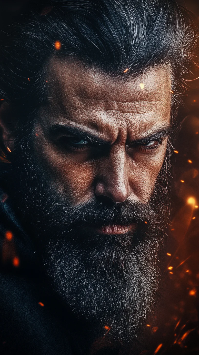 Master the Bold and Dynamic Full Beard: Elevate Your Style Game