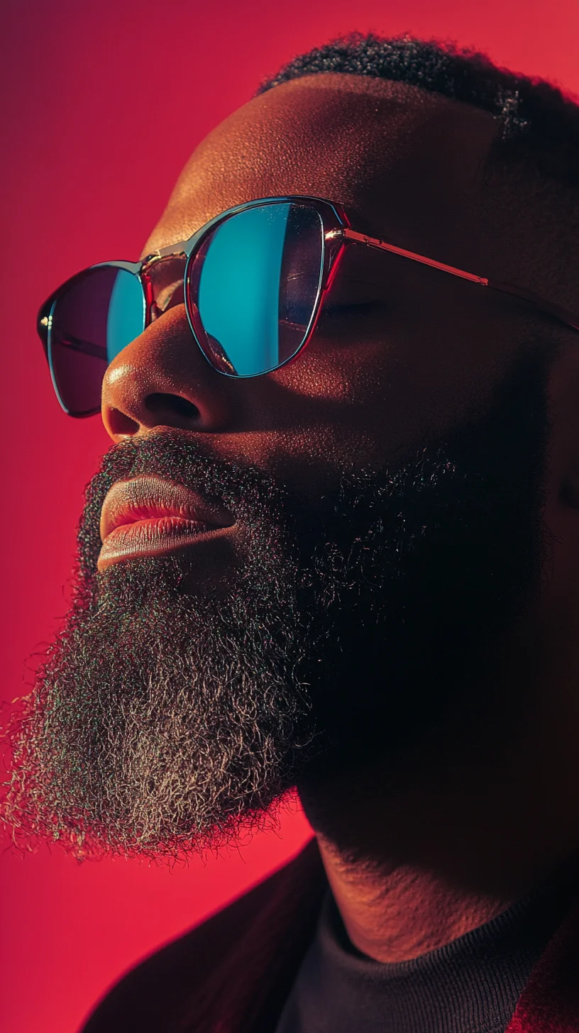 Master the Bold and Striking Full Beard with Clean Lines and Defined Style