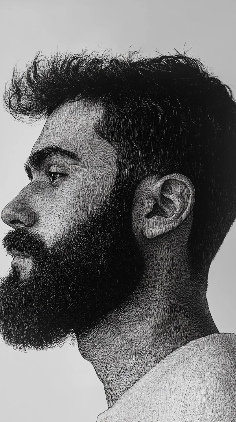Master the Rugged Charm of the Full Extended Beard