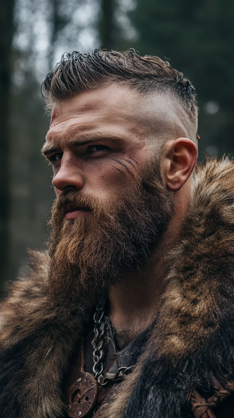 Master the Rugged Viking Beard: Bold, Textured, and Commanding Attention