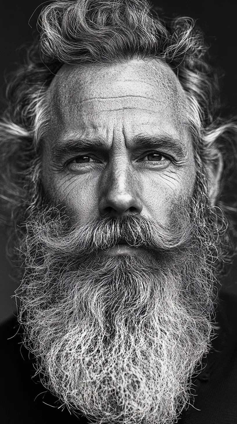 Mastering the Majestic Full Beard with a Twisted Moustache