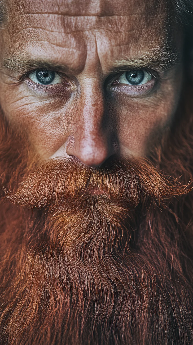 Mastering the Majestic Red Beard: A Striking Statement Style