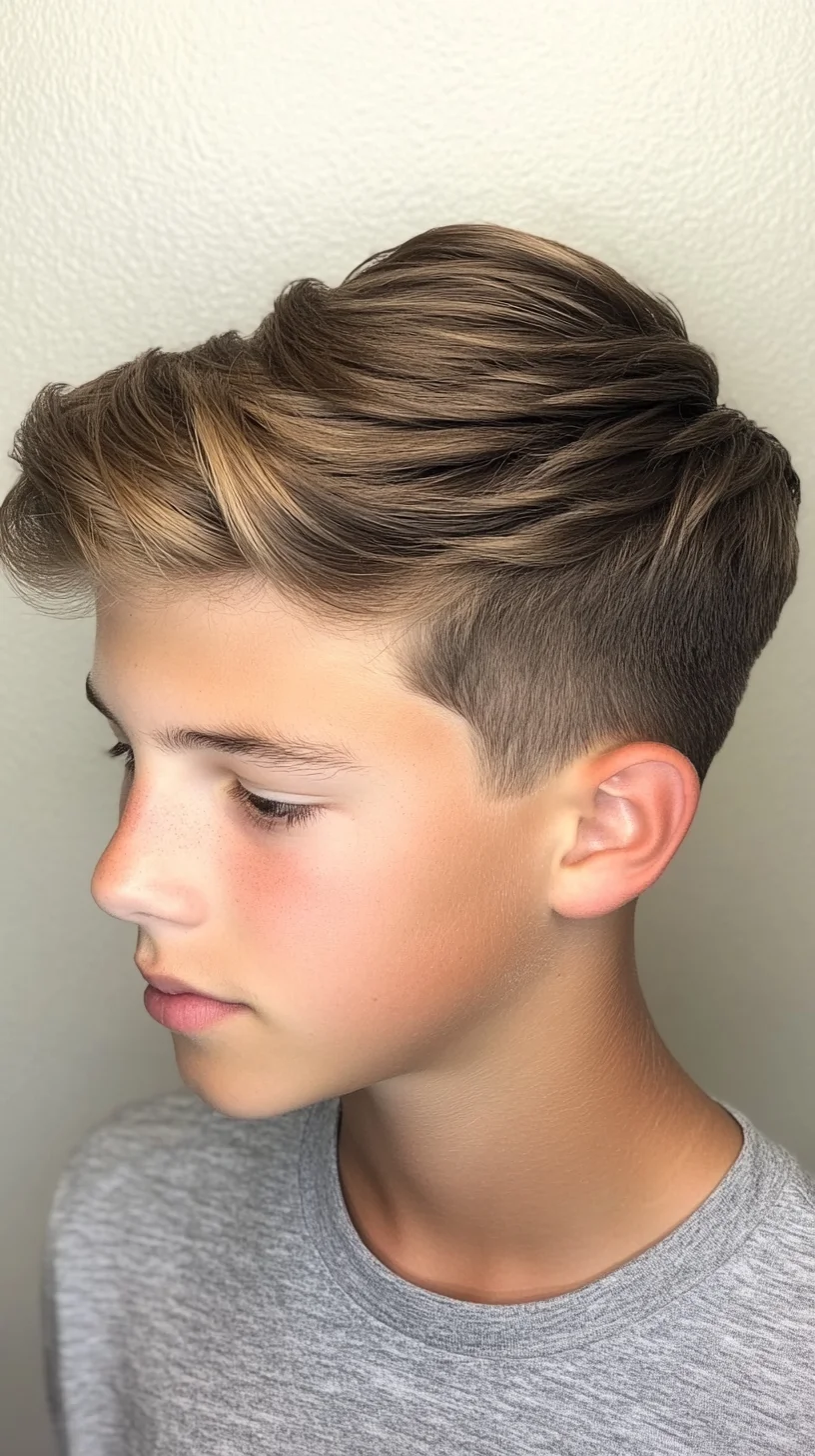 Modern Youthful Haircut: Effortlessly Stylish with a Touch of Sophistication