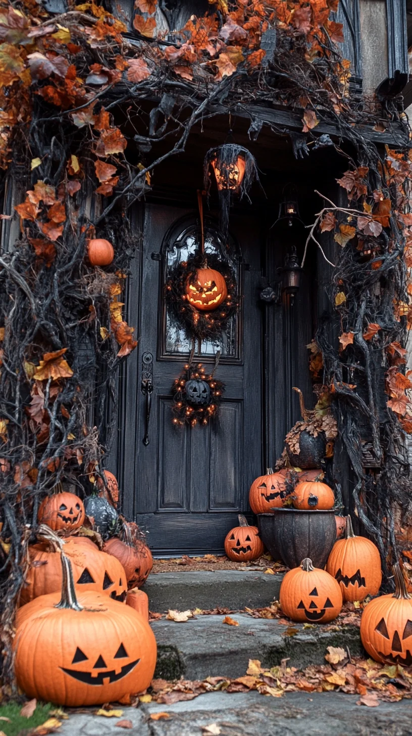 Perfectly Spooky: Embrace Halloween Charm with a Whimsical Front Porch
