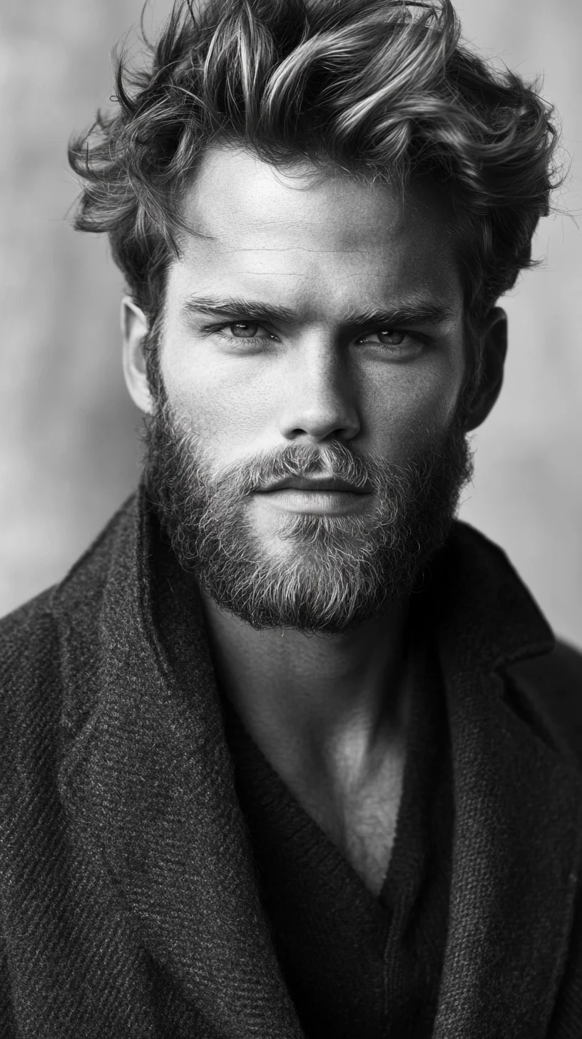 Rugged Elegance: Mastering the Full Beard with Defined Structure