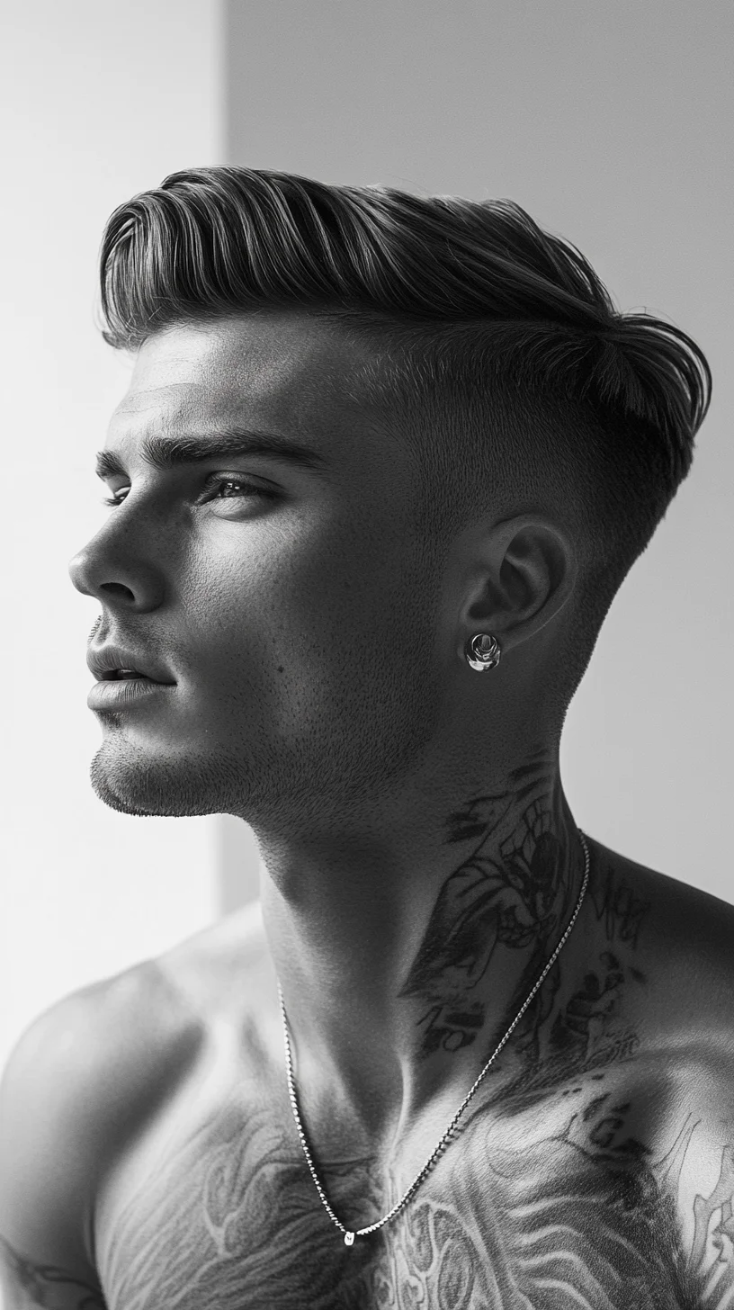 Sleek and Chic: The Modern Fade Haircut with a Touch of Edge
