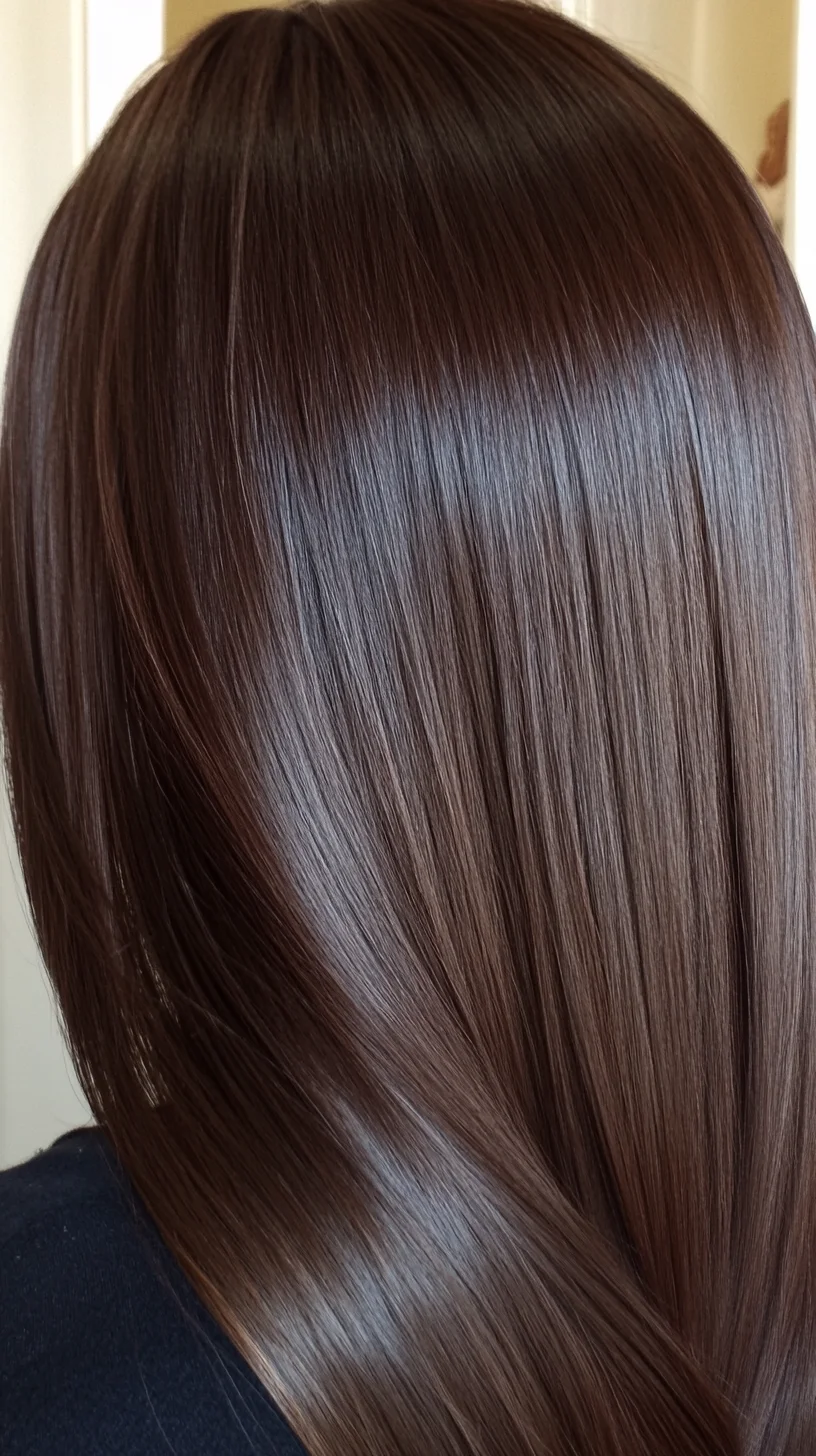 Sleek and Shiny: The Ultimate Straight Hair Look for Effortless Elegance