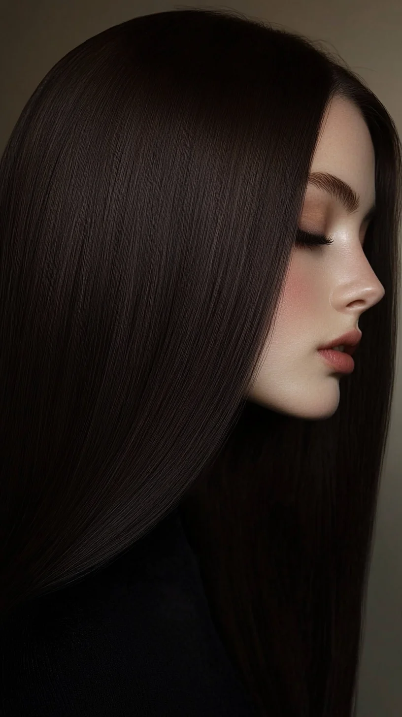 Sleek and Silky: The Ultimate Long Straight Hair for a Polished Look