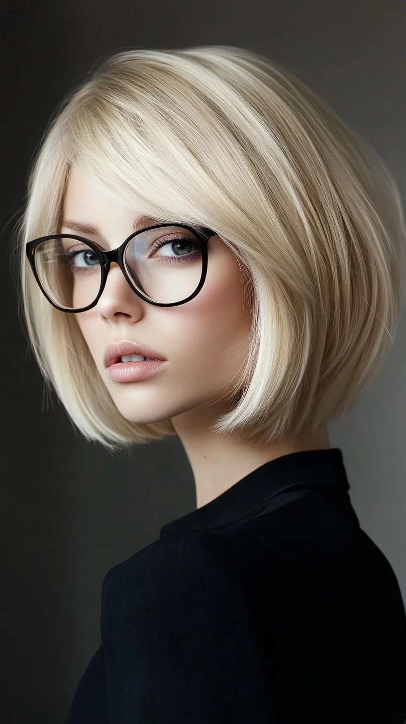 Sleek and Sophisticated: The Modern Blunt Bob for Effortless Elegance