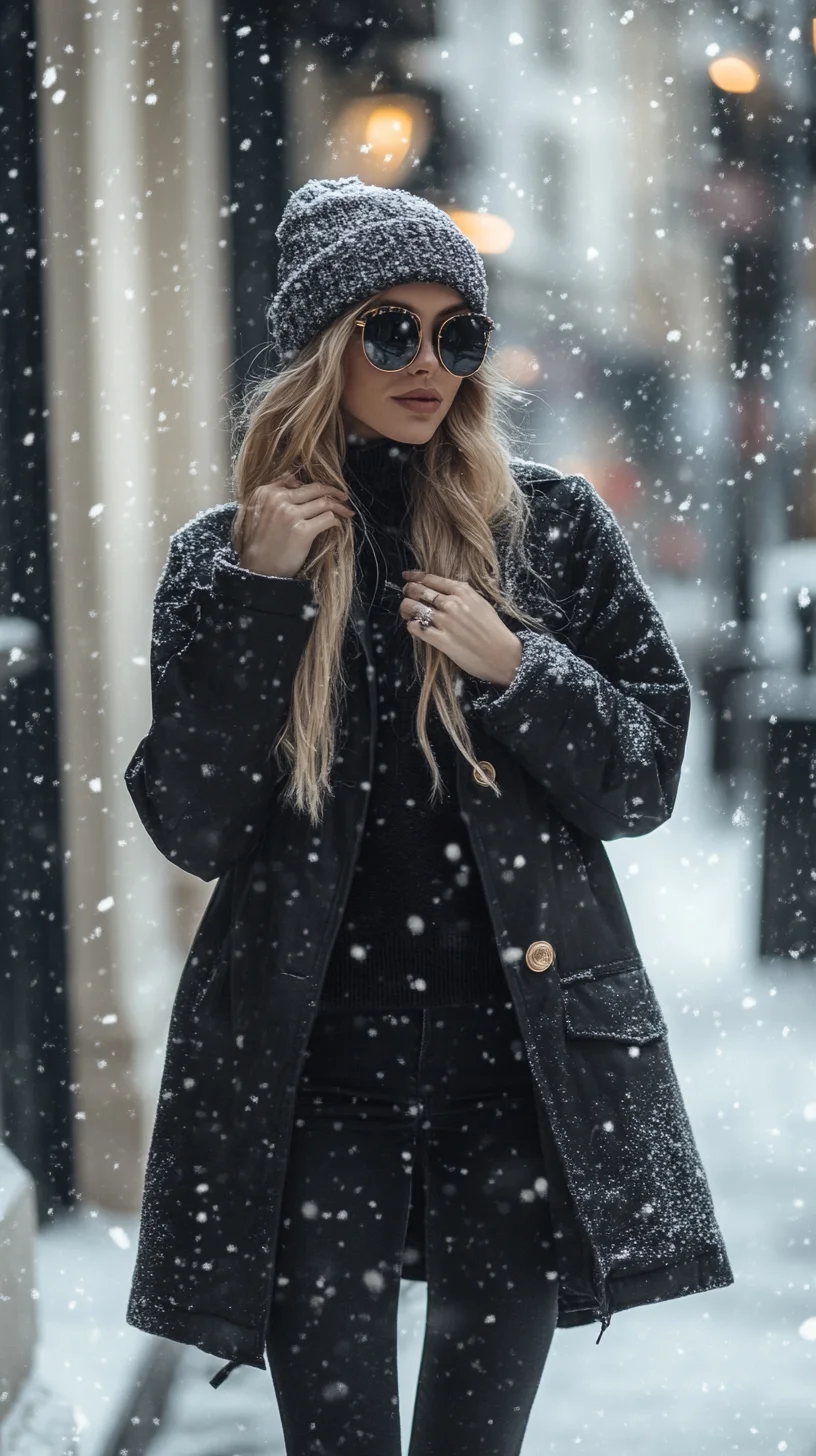 Sleek Winter Chic: Mastering Cold-Weather Style with Effortless Elegance