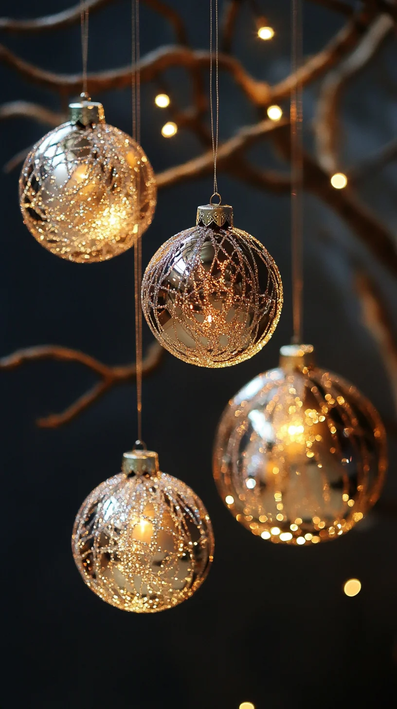 Sparkling Elegance: Transform Your Space with Glamorous Holiday Ornaments