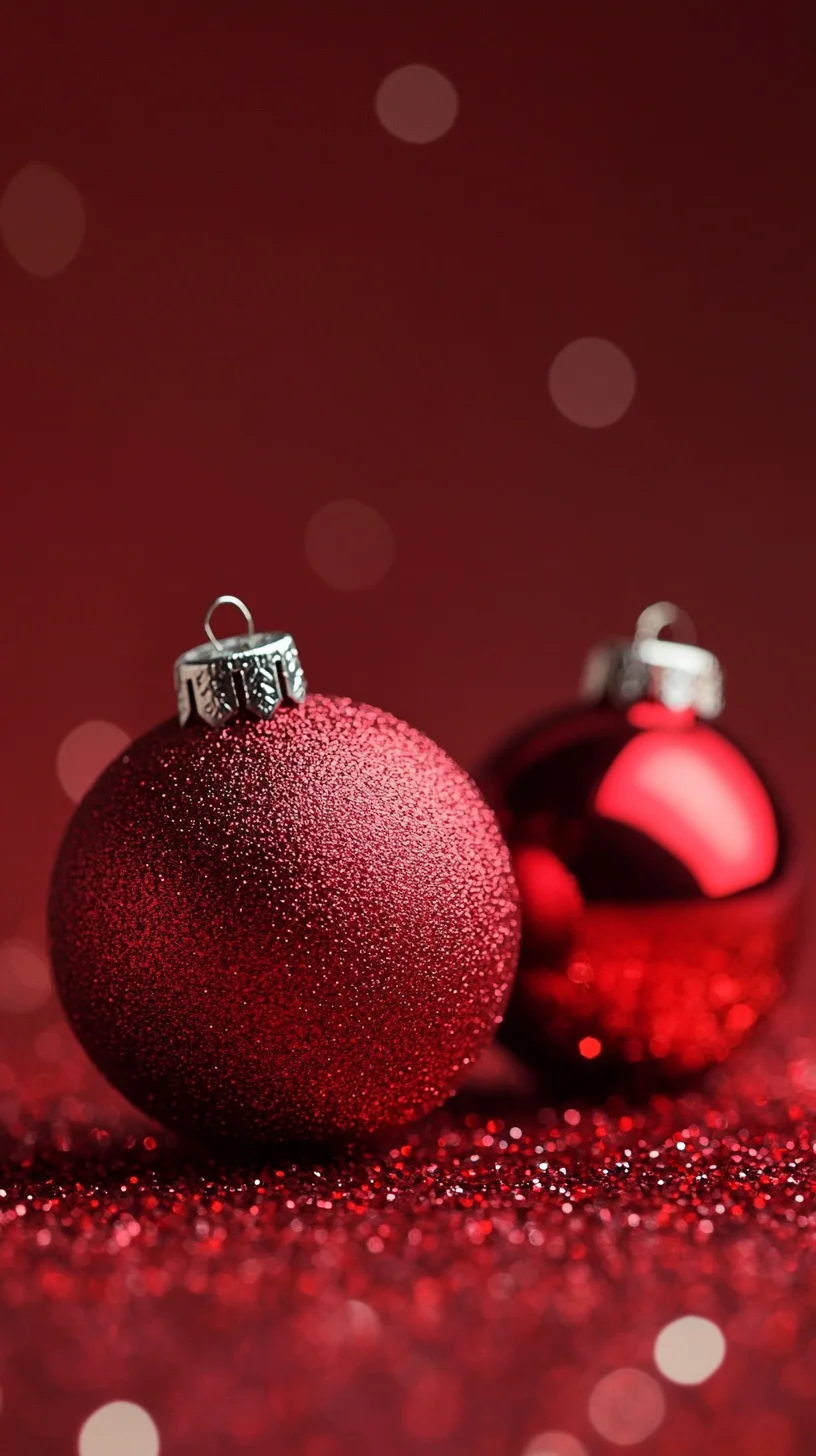Sparkling Holiday Cheer: Elevate Your Decor with Festive Red Ornaments