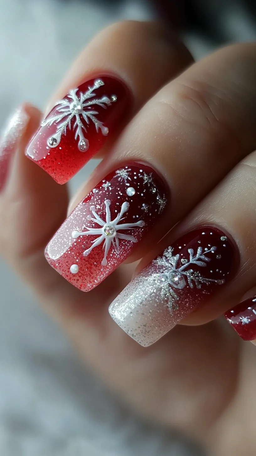 Sparkling Snowflakes: Embrace Winter with These Festive Nail Art Designs