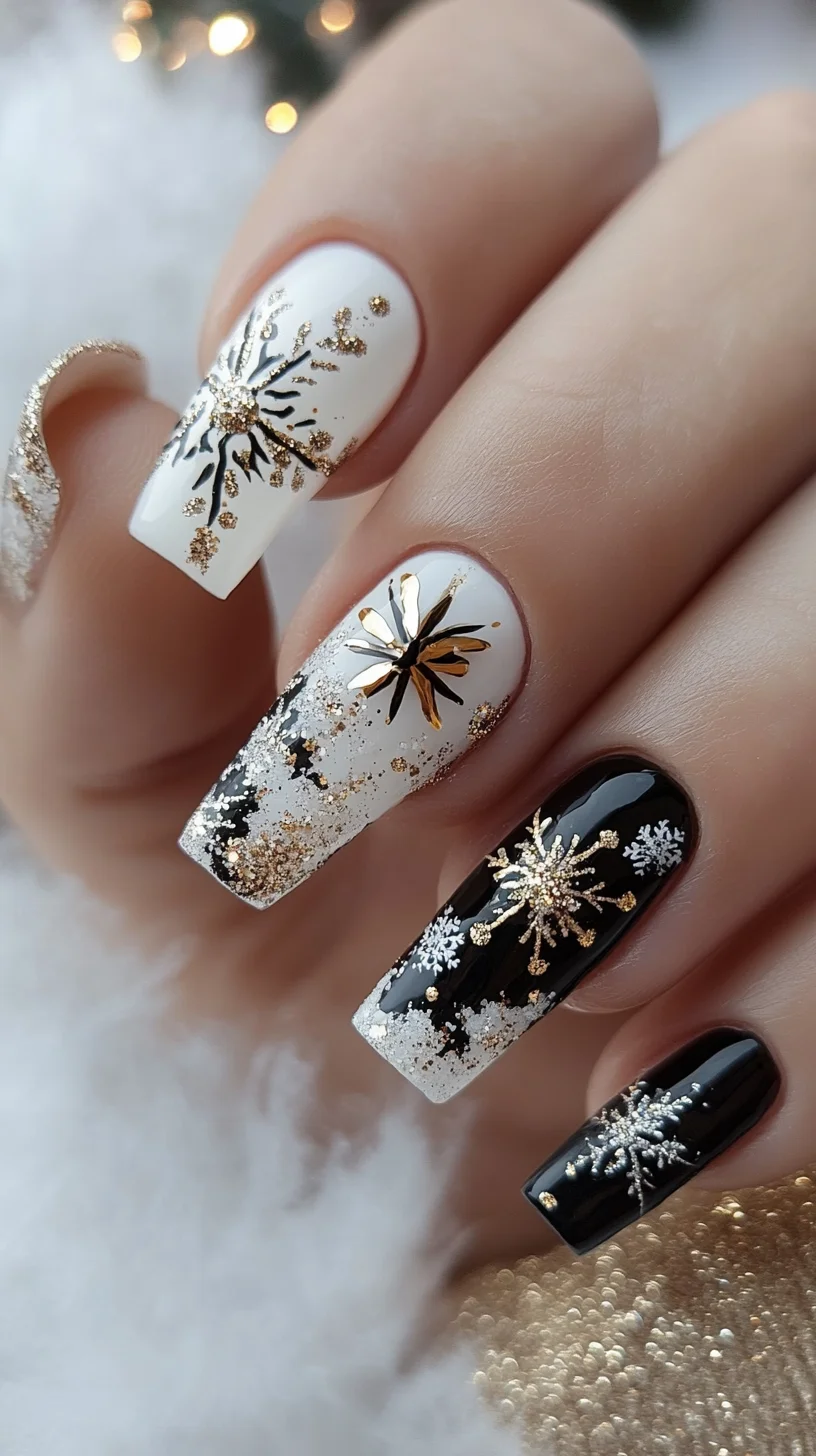 Sparkling Winter Wonderland: Nail Art for a Festive Seasonal Glow