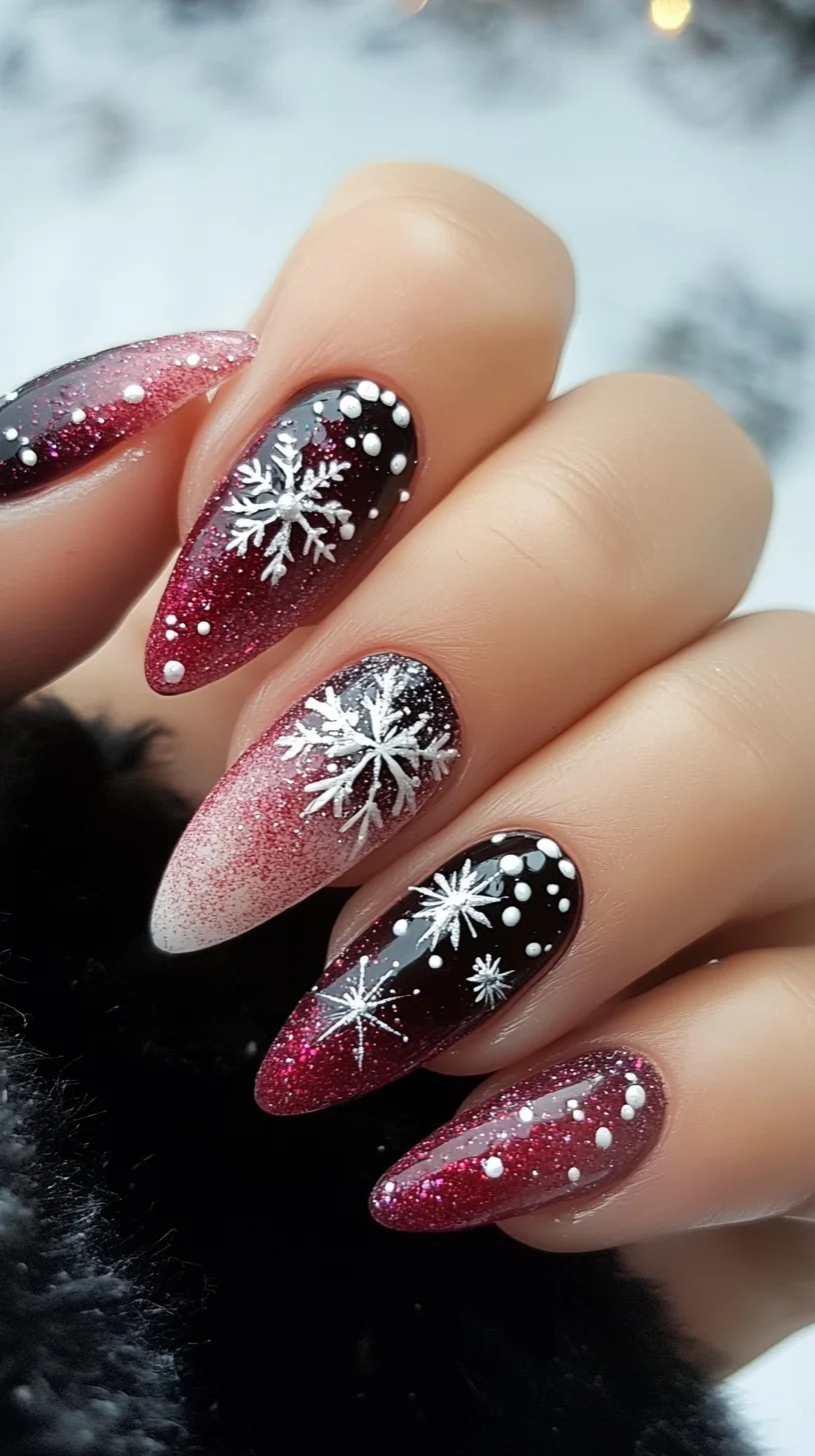 Sparkling Winter Wonderland Nails: Embrace the Holiday Spirit!