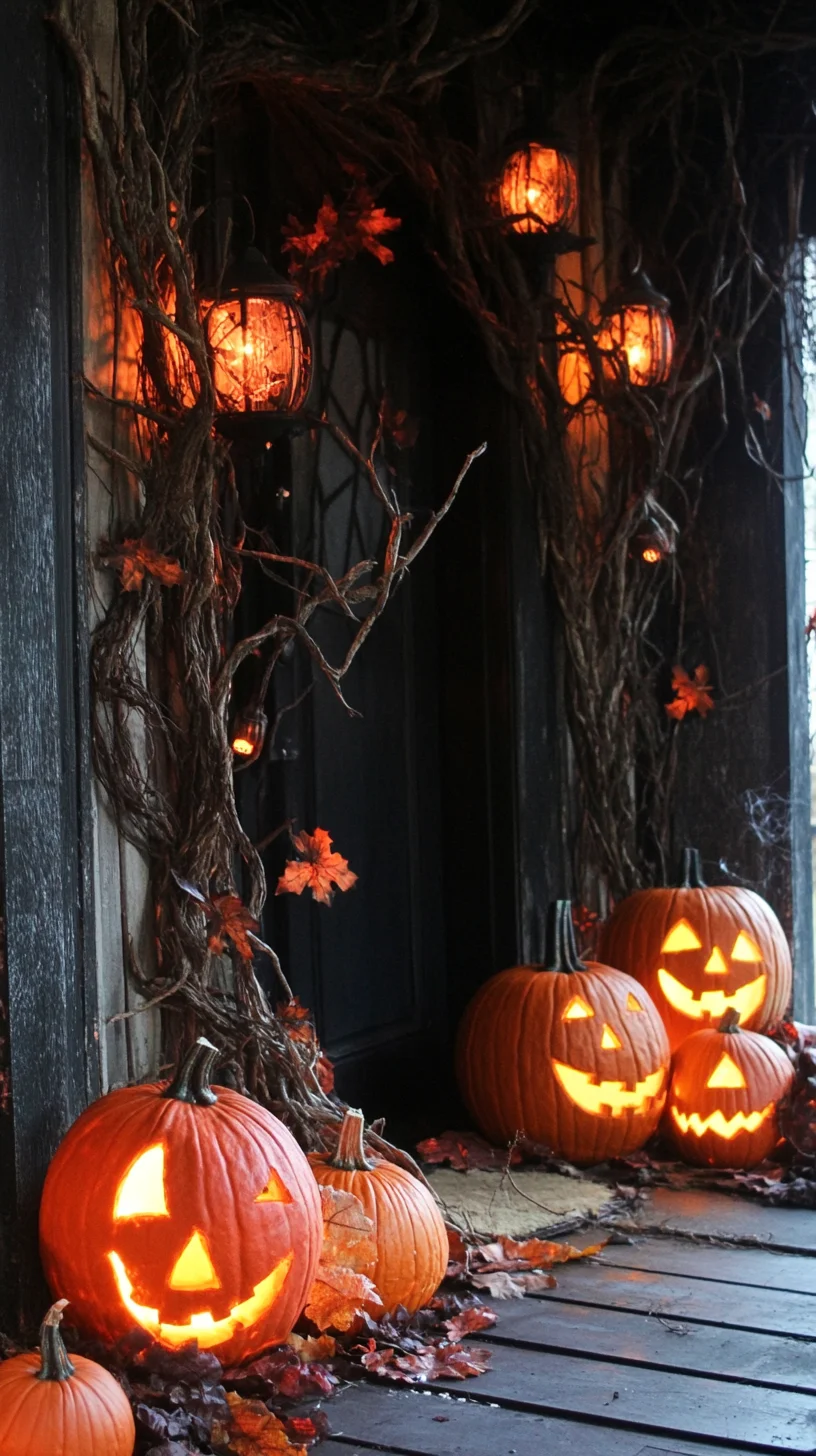Spooktacular Elegance: Unleashing Halloween Charm with Cozy Rustic Decor