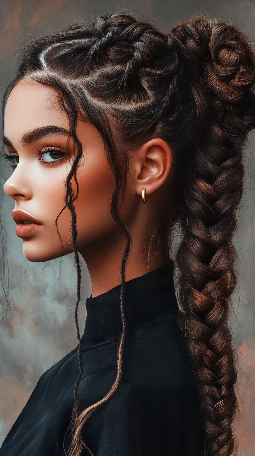 Stunning Braided Crown: Elevate Your Style with Festive Elegance