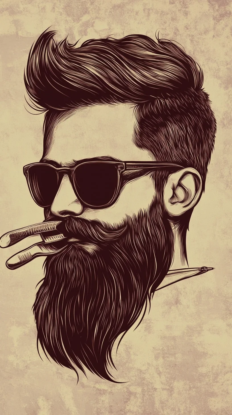 The Bold and Majestic Full Beard: A Timeless Statement of Style