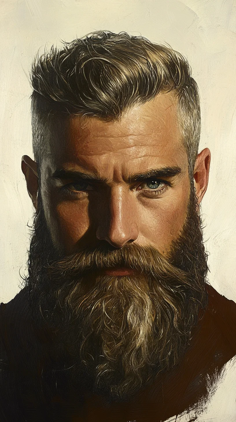 The Bold and Regal Full Beard: A Statement of Strength and Style