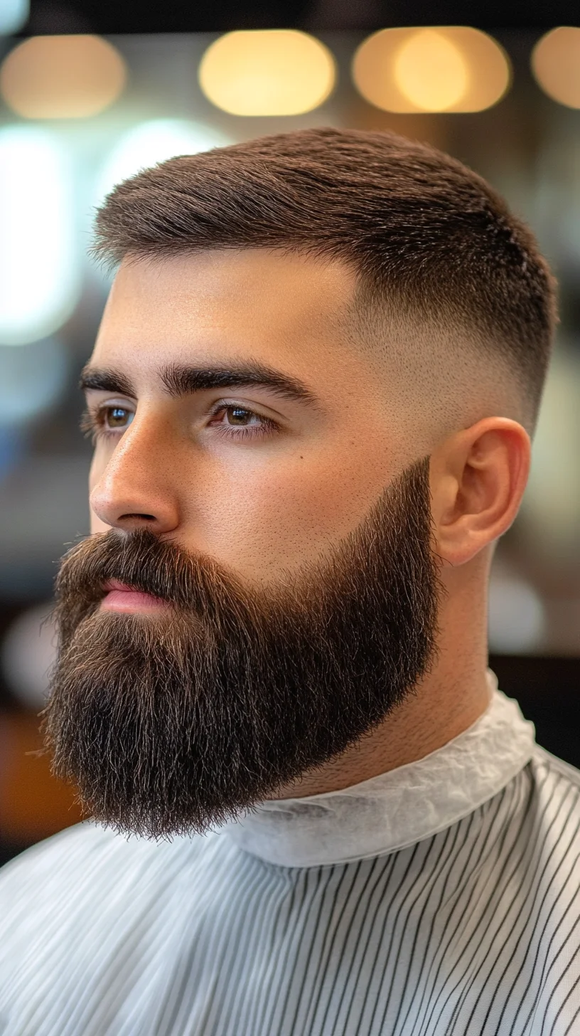 The Bold and Structured Full Beard: A Timeless Masculine Statement
