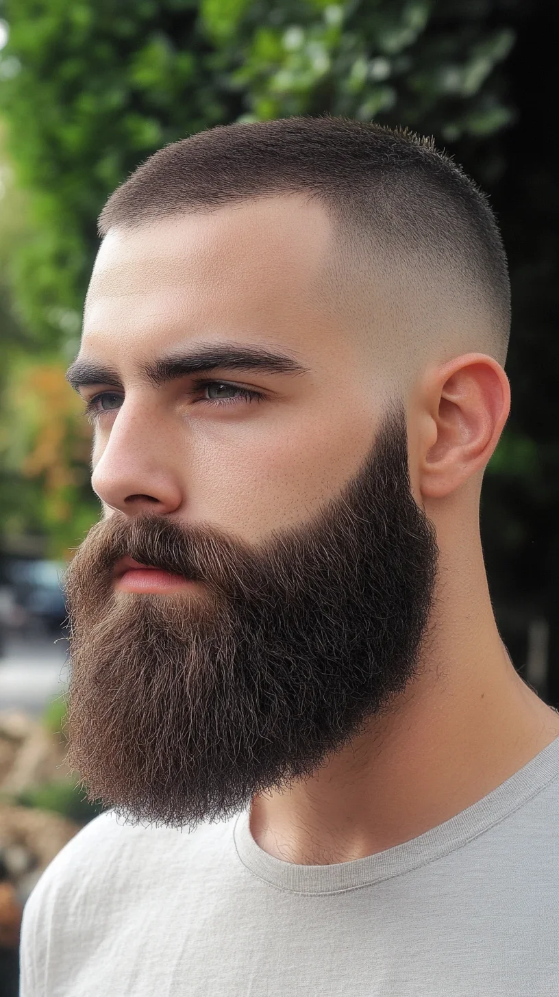 The Bold and Structured Full Beard: A Timeless Statement of Masculinity