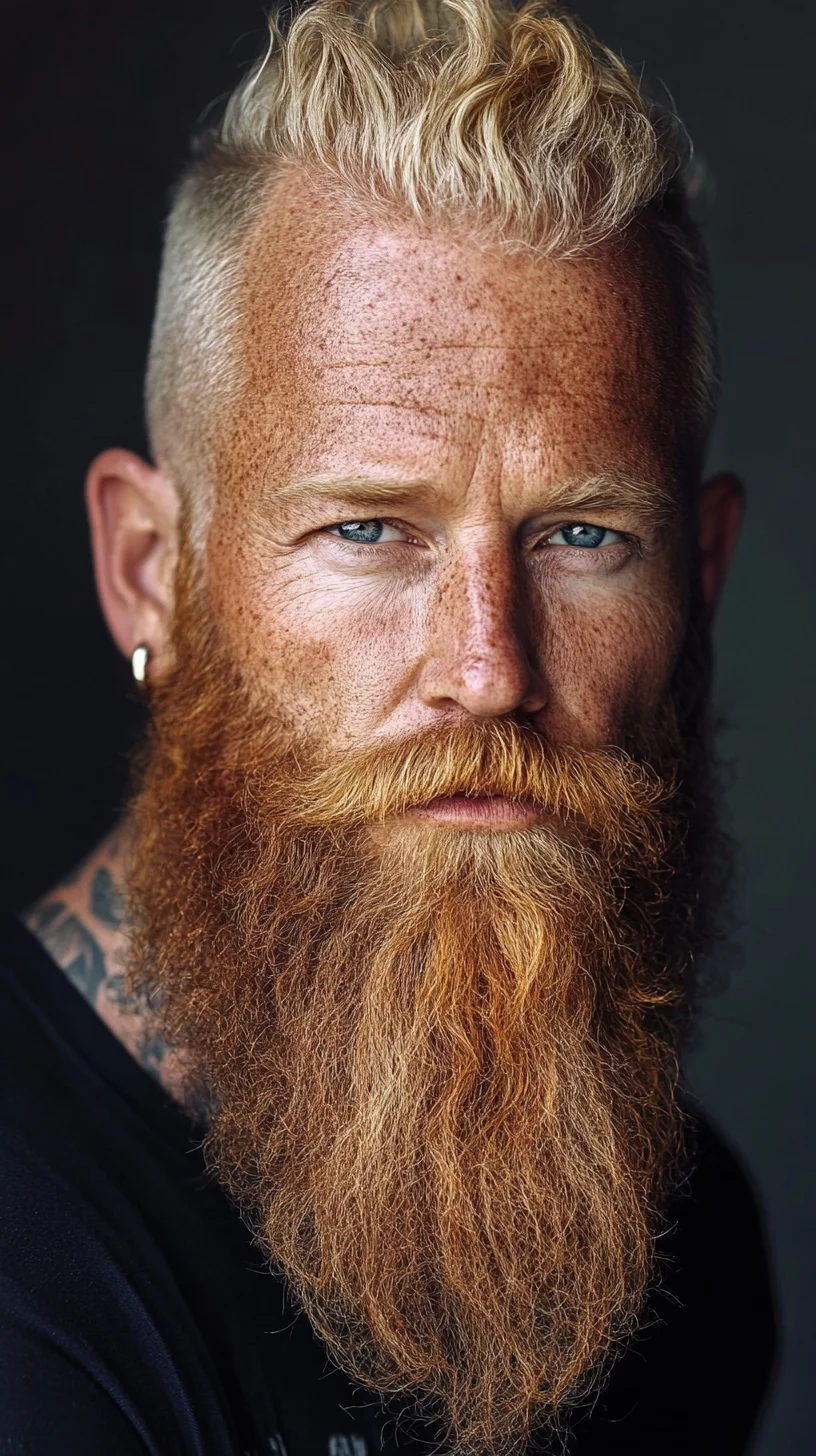 The Bold Red Beard: A Striking Statement of Masculinity and Style